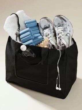 Beis East to West Tote Bag Black